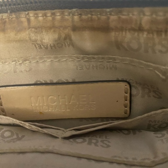 MICHAEL Michael Kors Brown Monogram Large Wristlet MSRP $98